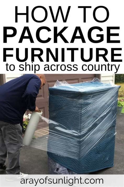 shipping bedroom furniture across country.